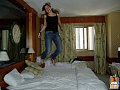 hotel bed jumping 2